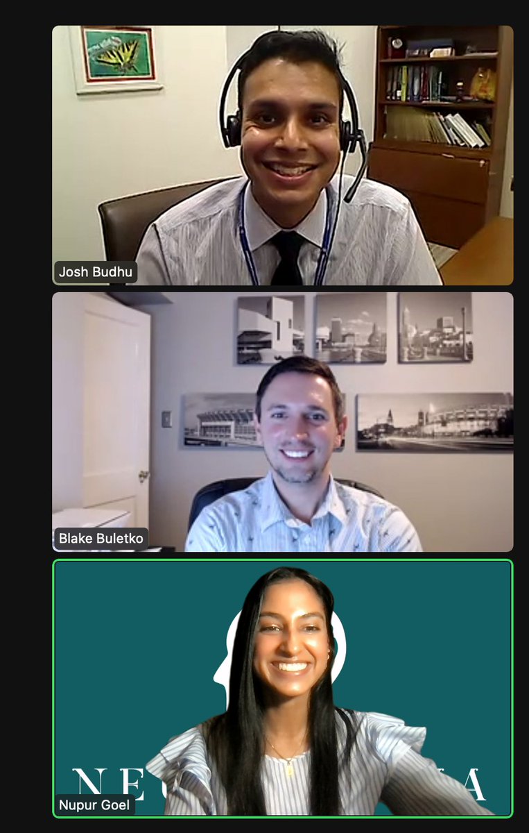 NeurophiliaPod's tweet photo. We just finished filming our latest #Neurophilia episode regarding the subspecialty of #Neuro-Oncology and the importance of #HealthEquity. Thank you to the brilliant and passionate, @JoshuaBudhu, for joining us to promote Neuro-Oncology! The episode will be live on 11/27! https://t.co/8sbFGVcUK3