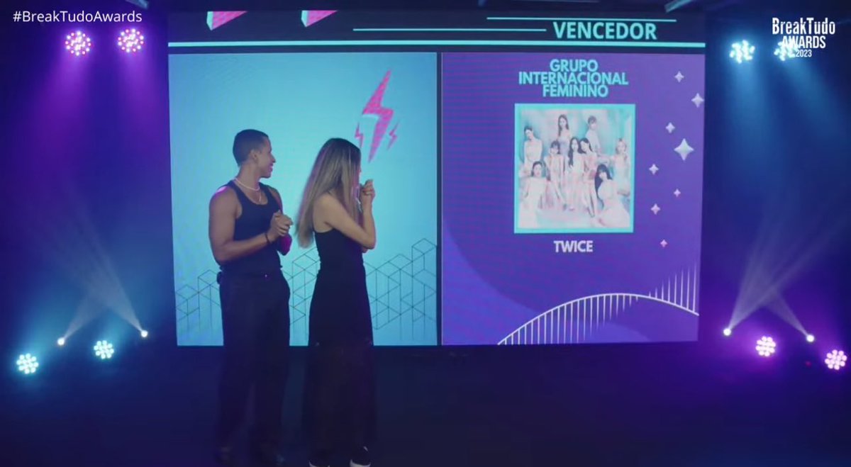 TFVUnion's tweet photo. TWICE won the BEST FEMALE INTERNATIONAL GROUP in BreakTudo Awards 2023.

Thank you to all the ONCEs who worked hard day and night to help get this award 🏆 

CONGRATULATIONS TWICE 🎉 

#TWICE_GrupoInternacionalFeminino
#TWICE @JYPETWICE @breaktudoawards https://t.co/HB4Z8N2sEc