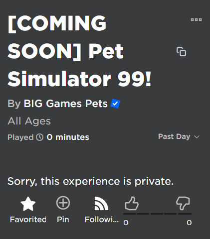 A *NEW* Pet Simulator Game Releasing VERY Soon???? 