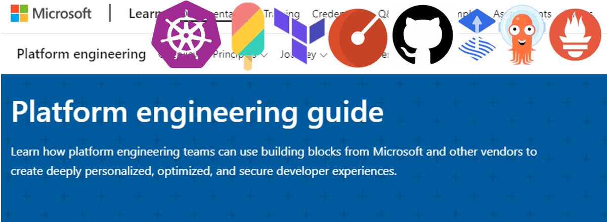 buchatech's tweet photo. 🌐@Microsoft released the official #PlatformEngineering Guide today!

🚀 Honored to be one of the reviewers. Kudos to the team behind it, including @amandaksilver, Mark Weitzel, @chuxel, @Nature_Numbers, &amp; Dan Sol. Blog for details: https://t.co/LbW8oyTyfO

#MSIgnite #K8s #AKS https://t.co/almgvuw6uF