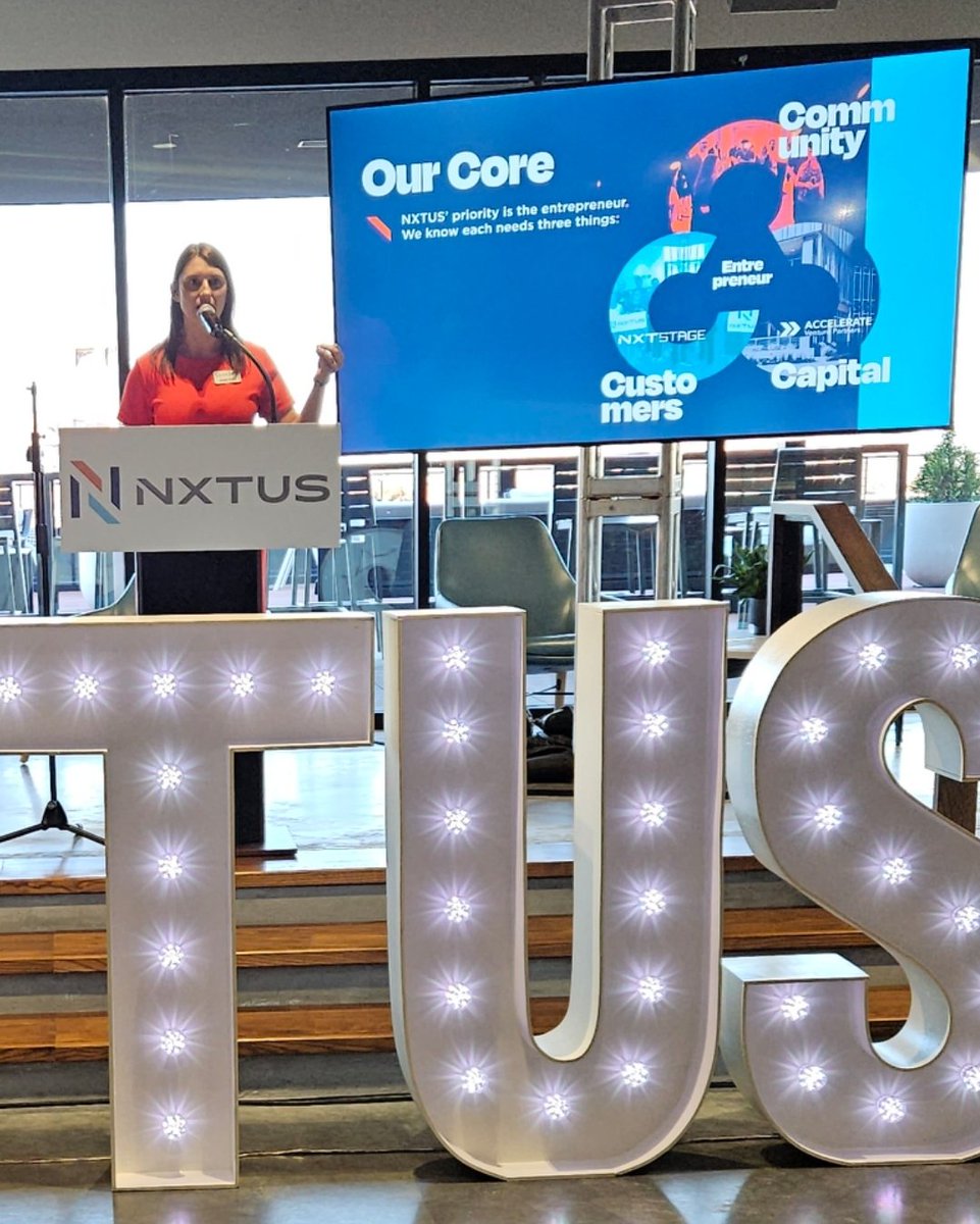 AbelFredericJD's tweet photo. Congratulations to @nxtusio for hosting an incredible event for #WichitaStartUpWeek! 19 Kansas businesses have a legitimate shot at success and growth because of the work of the team at NXTUS and their ability to leverage connections. 

#ProudBoardMember https://t.co/9sLsRnlz3V