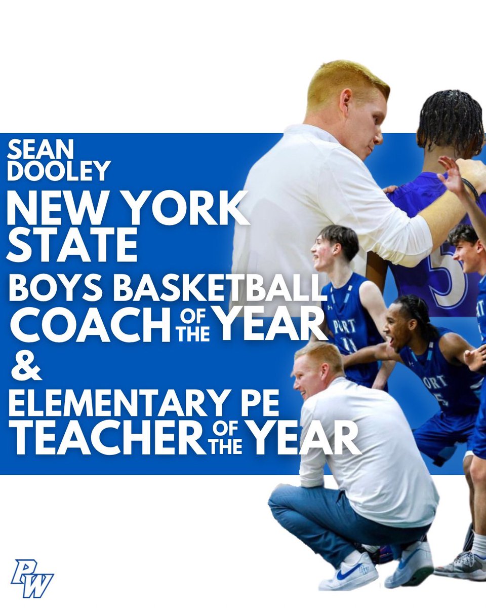 Sousa Elementary PE teacher and Port Washington Varsity Boys Basketball Head Coach, Sean Dooley, adds to his accolades with two esteemed awards.