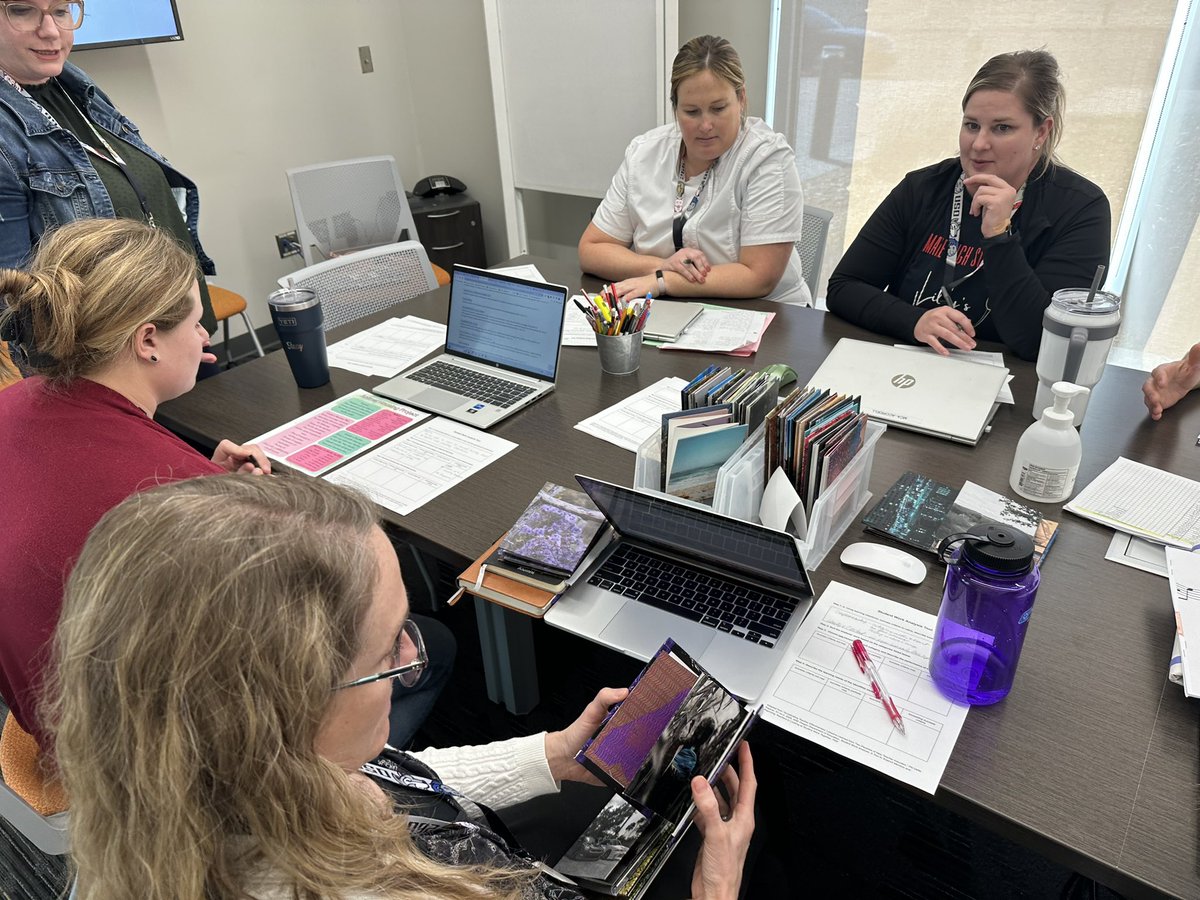 Apalmer9439's tweet photo. Empowering PLC discussions today! MCA teachers reflected on learning intentions &amp; success criteria then used a tool to analyze student work. 📊💡Deepening insights, sharing strategies, &amp; enhancing student outcomes together! #EducatorCollaboration #ContinuousImprovement https://t.co/tfraVbrEmv