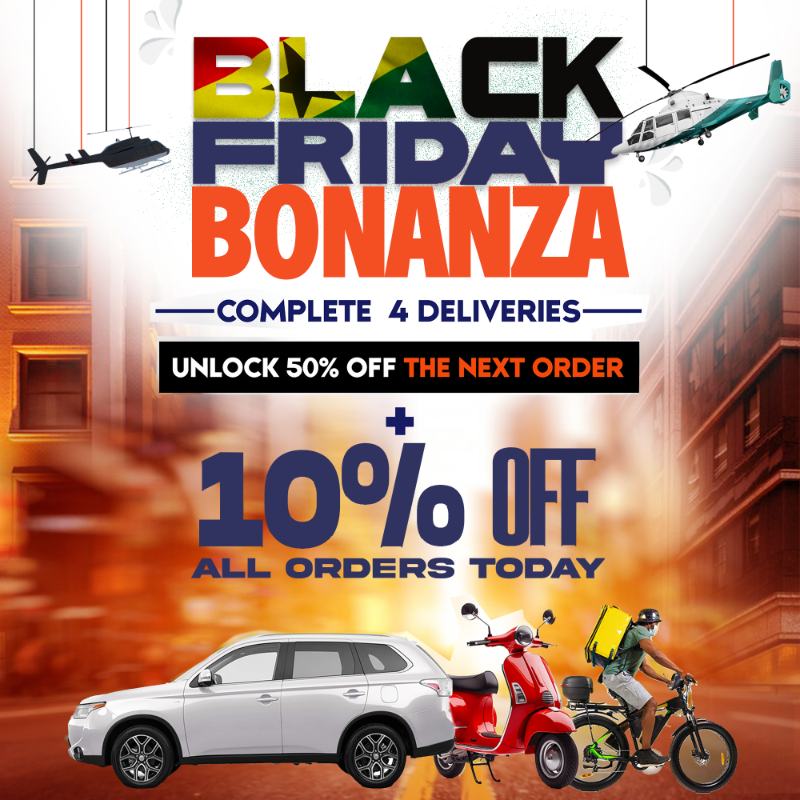 phlenu's tweet photo. Unlock Unbeatable Black Friday Savings with Phlenu! Make four deliveries and get a whopping 50% off your next one. Plus, grab a 15% discount on all bulk orders today. Hurry, these deals won’t last!