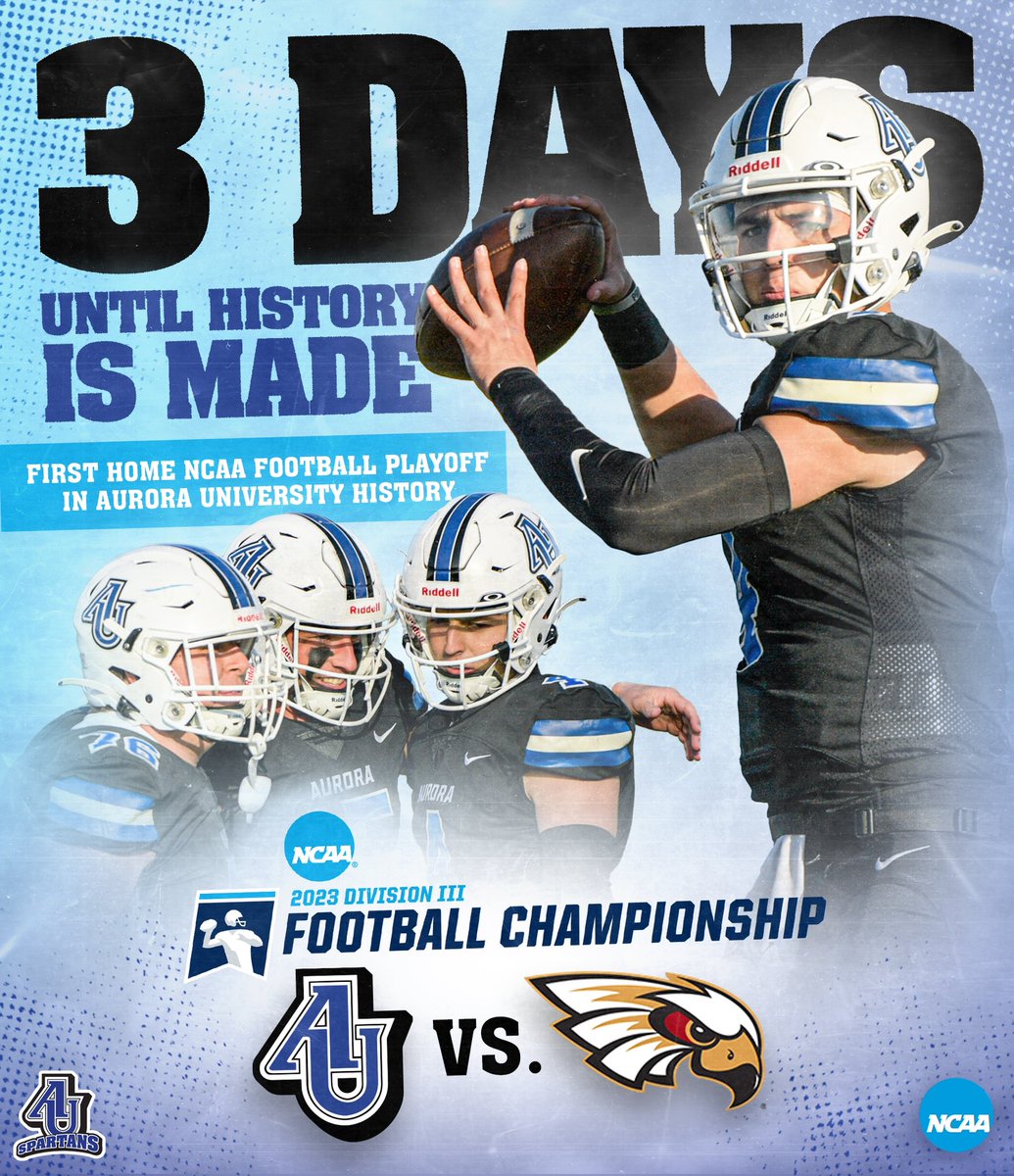 𝟑 𝐃𝐀𝐘𝐒 ⏳

#weareoneAU | #d3football | #ncaachampionship