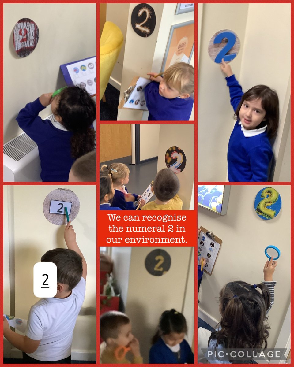 HMSWizardFS1's tweet photo. We are mathematicians in nursery!
We can recognise the numeral 2, represent it using pictures, and spot it in our environment too. Well done, HMS Wizard. You are all superstars!
@DeltaStrand @HMSWizardFS1 @EyfsGames @MasterTheCurric @MIrving #MathWizards https://t.co/c2Q0sSAcSQ