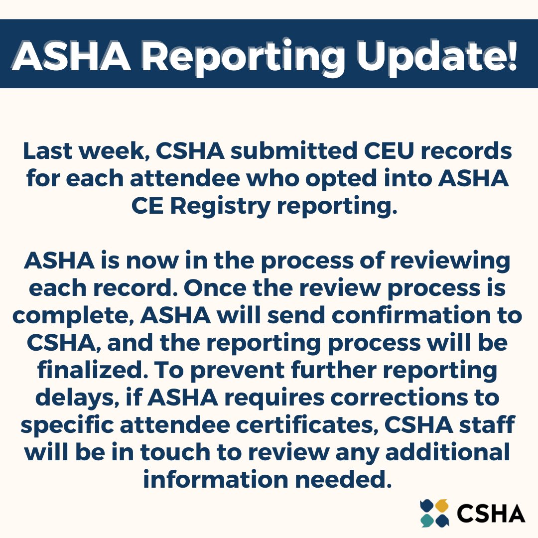 California Speech Language Hearing Association tweet media