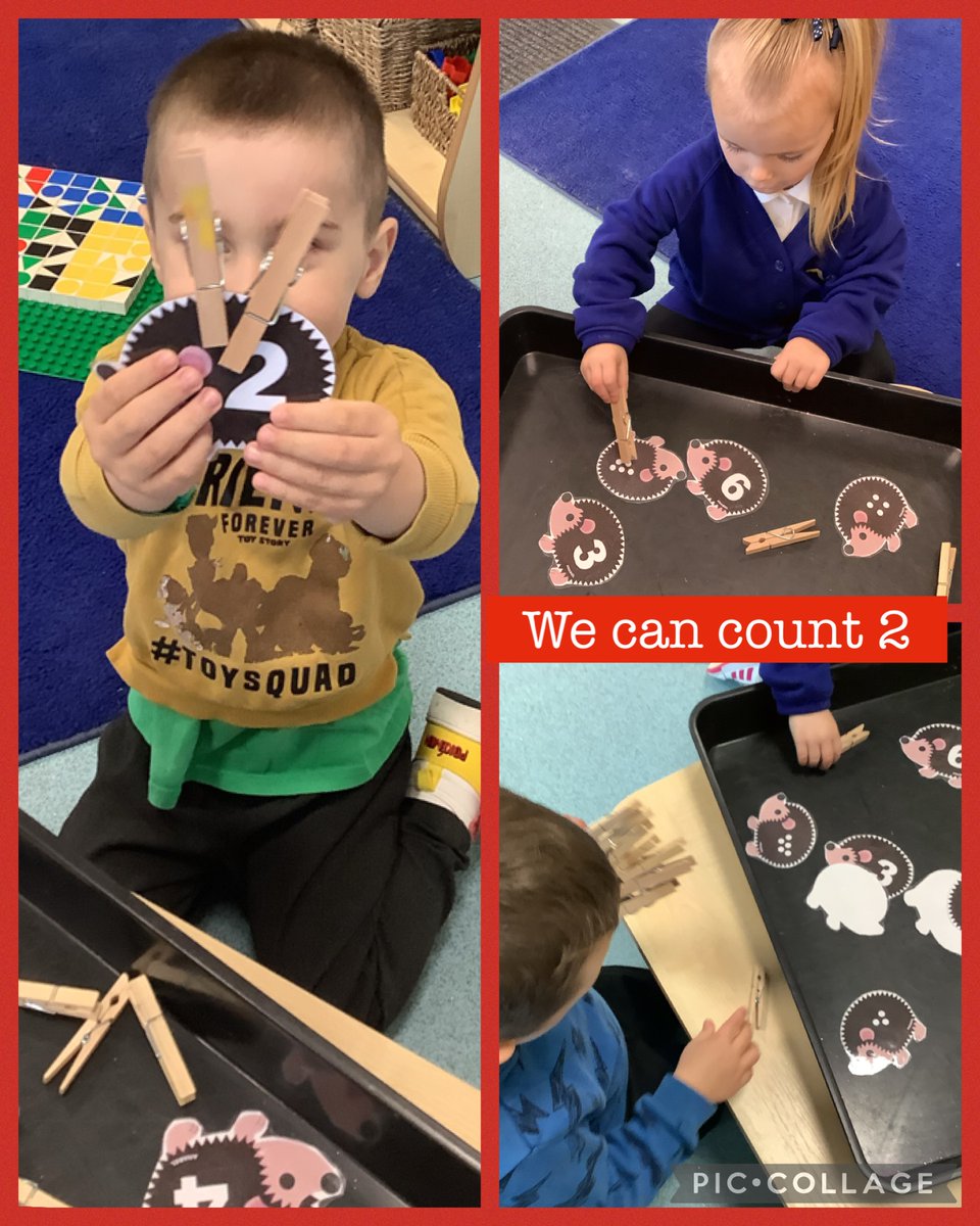 HMSWizardFS1's tweet photo. We are mathematicians in nursery!
We can recognise the numeral 2, represent it using pictures, and spot it in our environment too. Well done, HMS Wizard. You are all superstars!
@DeltaStrand @HMSWizardFS1 @EyfsGames @MasterTheCurric @MIrving #MathWizards https://t.co/c2Q0sSAcSQ