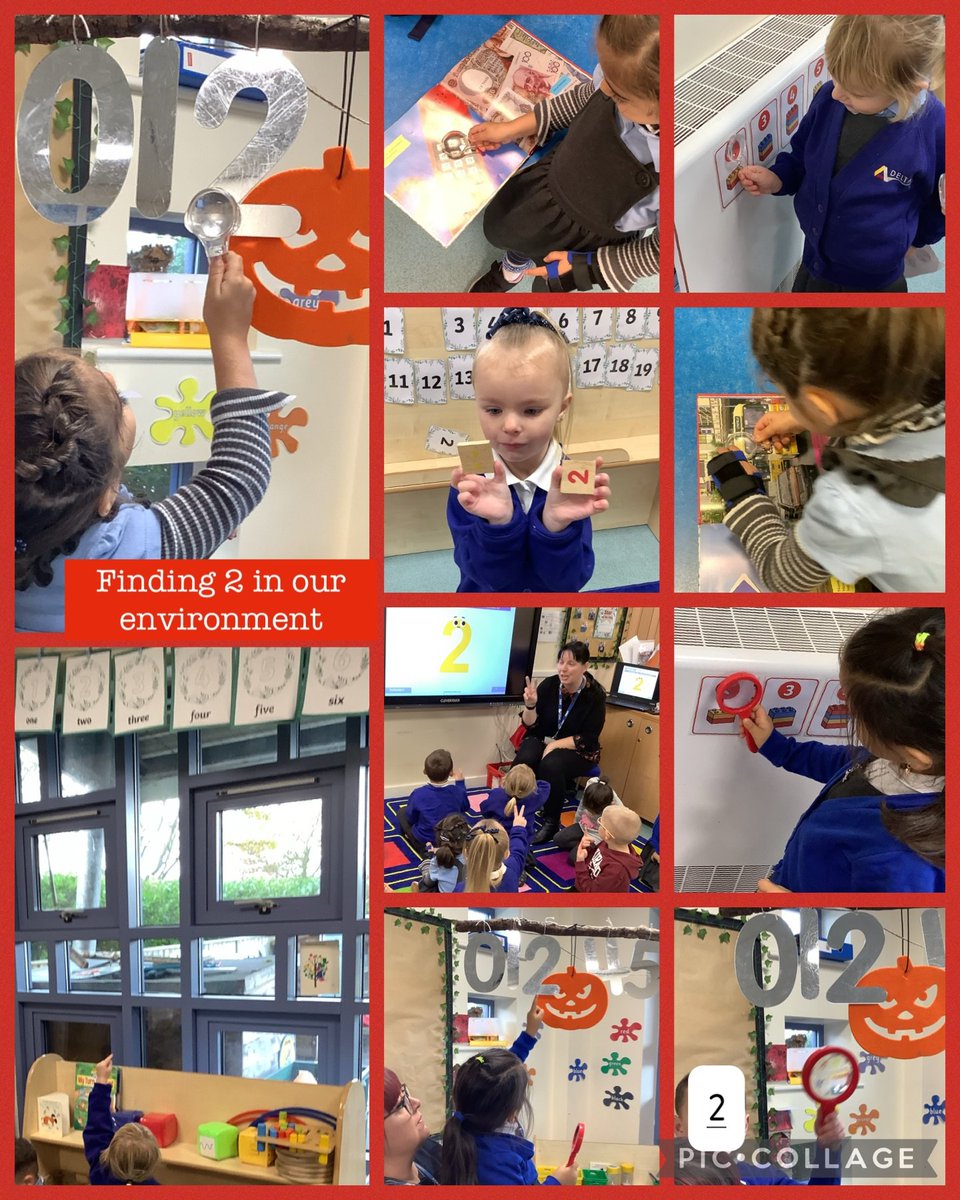 HMSWizardFS1's tweet photo. We are mathematicians in nursery!
We can recognise the numeral 2, represent it using pictures, and spot it in our environment too. Well done, HMS Wizard. You are all superstars!
@DeltaStrand @HMSWizardFS1 @EyfsGames @MasterTheCurric @MIrving #MathWizards https://t.co/c2Q0sSAcSQ