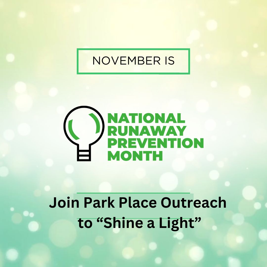 OutreachPark's tweet photo. Thursday, November 16th is Wear Green Day! Show your support for National Runaway Prevention Month by Wearing Green. Share your support on social media with the hashtag #parkplaceoutreach #parkplace #NRPM2023 https://t.co/JLeNooR94t