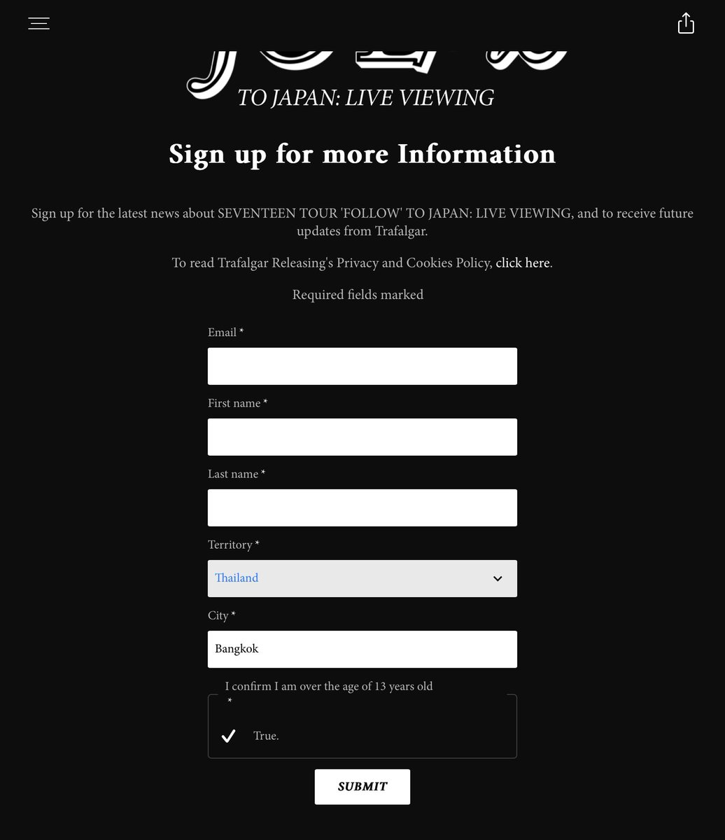 กะรัตคะะ อย่าลืมช่วยๆกันเข้าไปลงชื่อเพื่อทำให้ประเทศไทยเราได้เป็นประเทศกลุ่มเป้าหมายถ่ายทอดสดคอนเสิร์ตจากญี่ปุ่นด้วยนะคะ

➡️ seventeencinemas.com
ประกาศประเทศที่ได้เข้าร่วม 21 พฤศจิกายน
วางขาย 22 พฤศจิกายน เวลา 4 ทุ่มไทย
วันถ่ายทอดสด 16 ธันวาคม

#JEONGHAN #SEVENTEEN <a href="/pledis_17/">세븐틴(SEVENTEEN)</a>