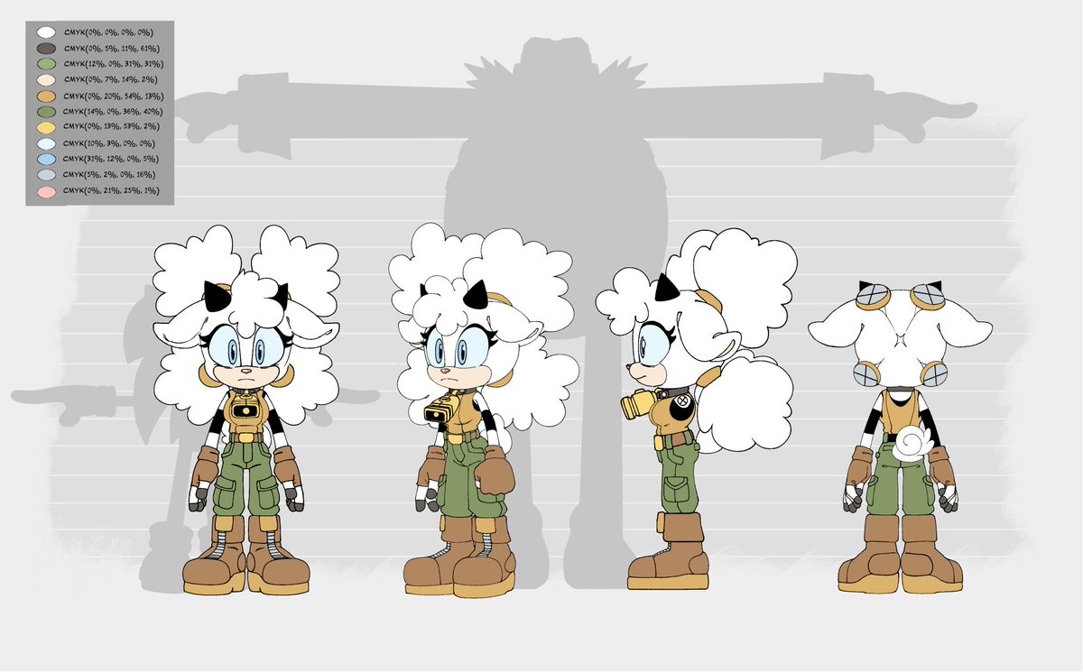 Here's a proper turnaround with all the colors.