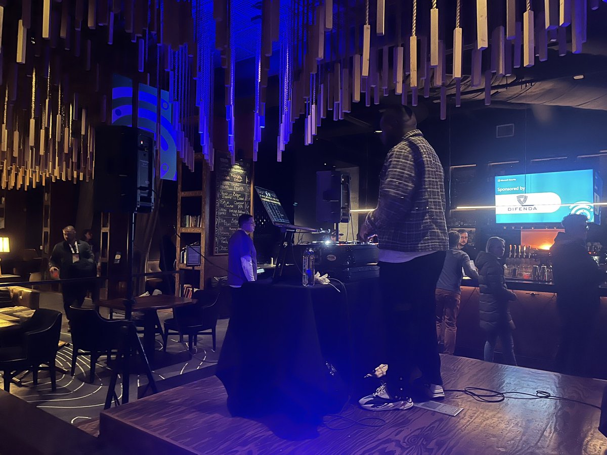 Microsoft Security After Party, don’t mind if I do #MSIgnite