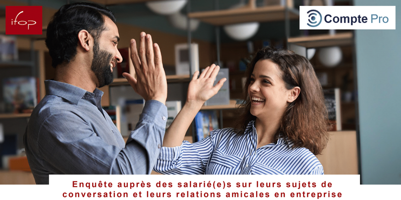 Une enquête exclusive de l'IFOP pour Compte Pro

Au travail, il n’y a pas que le travail. Et fort heureusement. Car les liens plus ou moins forts que l’on tisse avec certains de ses collègues permettent de mieux vivre le temps conséquent que l’on

compte-pro.com/relations-amic…