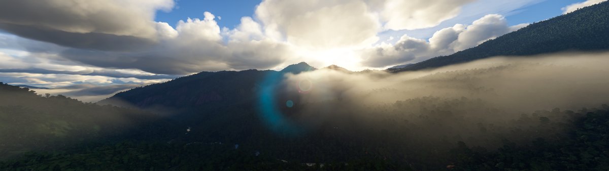 cmdrexorcist's tweet image. An early morning flight through Papua New Guinea. #MSFlightSim @MSFSofficial