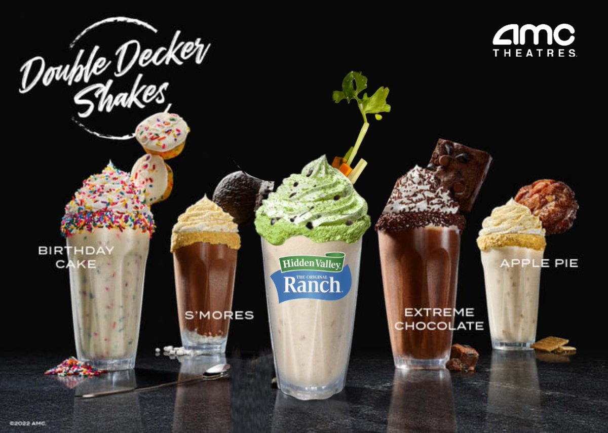 JurassicApe's tweet image. With positive feedback from the #HiddenValleyRanch popcorn, #AmcTheaters has chosen to replace its #Oreo milkshake with a Ranch dressing variety.
#AMCNOTLEAVING $AMC