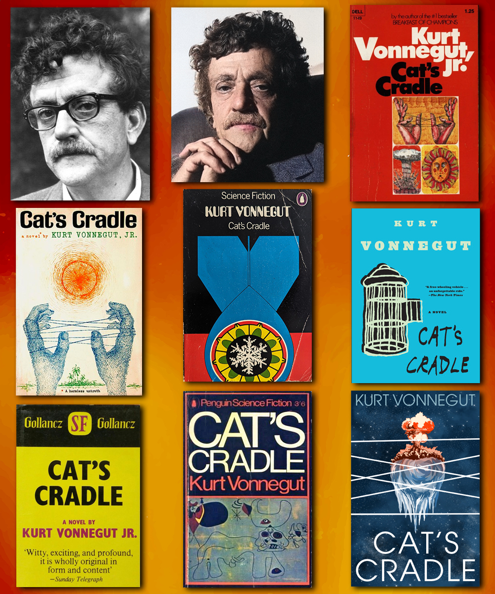rdaub82's tweet photo. In his praise of Kurt Vonnegut's Cat's Cradle (1963), Theodore Sturgeon called it "appalling, hilarious, shocking, and infuriating... this is an annoying book and you must read it." #KurtVonnegut #CatsCradle #LiteraturePosts #literature #books #booklovers #authors #IceNine