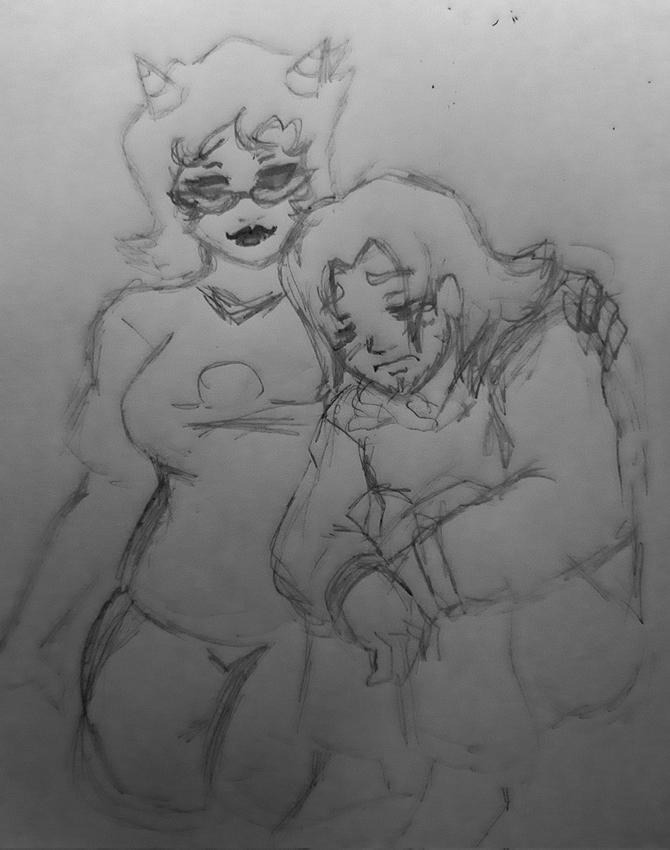 FaadoBoi's tweet photo. Some self indulgent art with my wife. She is my comfort character.

#terezi #Homestuck https://t.co/RqjsR9jqc0
