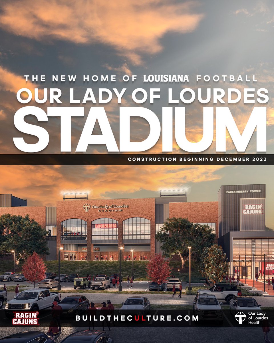 RaginCajuns's tweet photo. More information on 𝗢𝗨𝗥 𝗟𝗔𝗗𝗬 𝗢𝗙 𝗟𝗢𝗨𝗥𝗗𝗘𝗦 𝗦𝗧𝗔𝗗𝗜𝗨𝗠 ⤵️

📰 https://t.co/YSAmzqcEG7

#GeauxCajuns https://t.co/0aCq8X1XEw