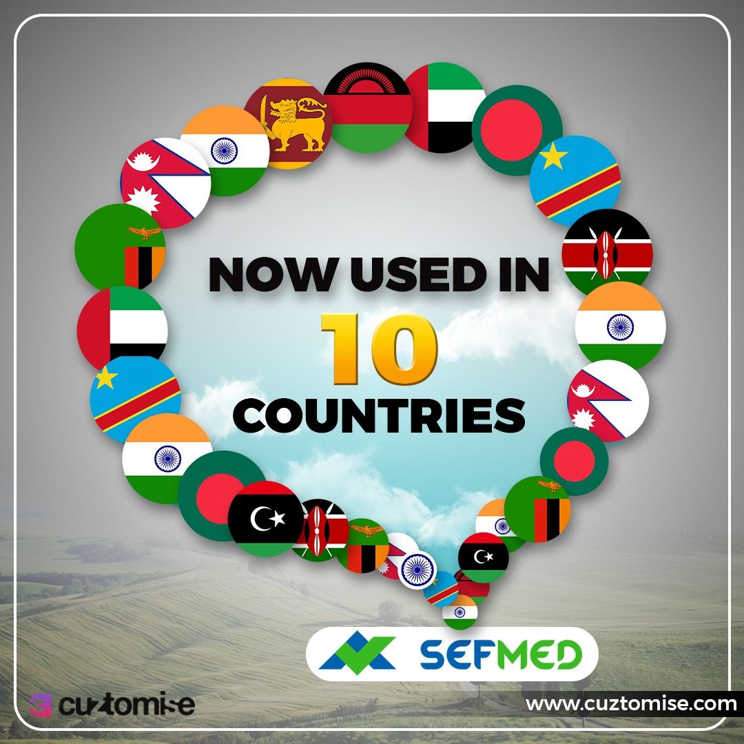 #SEFMED Now used in 10 Countries!

Make your pharma sales force smarter with SEFMED.

Get Free Demo NOW!

Visit : cuztomise.com
Call us: +91 7869801796
.
.
.
#cuztomise #sfa #MRreportingsoftware #India #Bangladesh #Srilanka #Malawi #UAE #Libya #DRC #Nepal