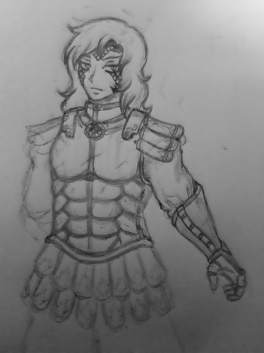 FaadoBoi's tweet photo. Welp, I teased fhis mf some time ago but screw the secrecy.

My frog Rogue, Oggo Froregard, made a ritual and turned into another race, this is one of the faces he presents. A Yuan Ti Alter Ego by the name of Daviel Thuranni. (Roman armor cuz looks cool) https://t.co/6X0j7yABrr