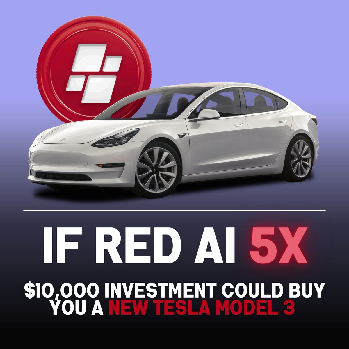 Redcoin_Ai's tweet photo. 💡Want a New Tesla?  But how can you afford it?   

If Red AI 5X, turn your $10,000 investment into $50,000. Don't just dream of the car; make it a reality today.  

🚗Secure your path to a New Tesla now: https://t.co/HUCyOHjY6b

#BullMarket2024 #RedAI #Redcoin #Crypto #BlockChain #AI