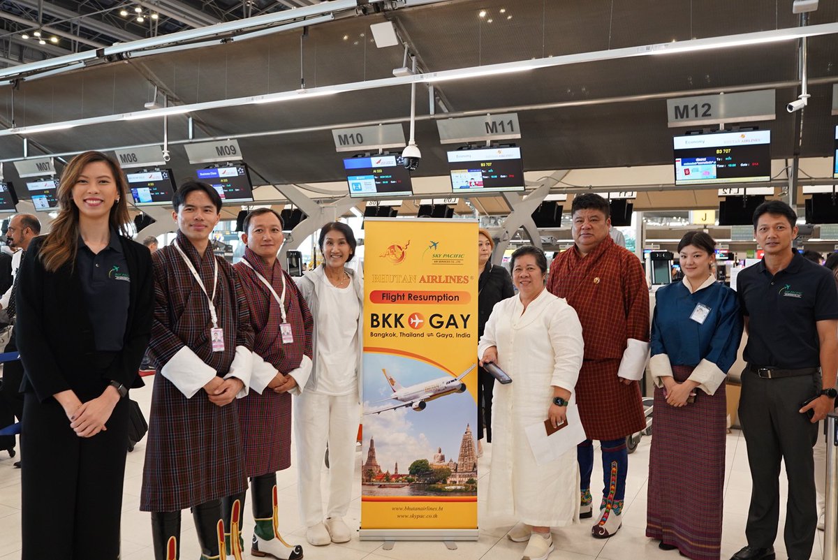 Bhutan_Airlines's tweet image. Official resumption of Gaya Flights  ✈️ from 15th November 2023. 

What's even more exciting? We are offering promotional fares for Paro to Gaya and Gaya to Paro of upto 50% discount.
Don’t miss out on this and secure your tickets with us right away.

#FlightTime #bodhgaya