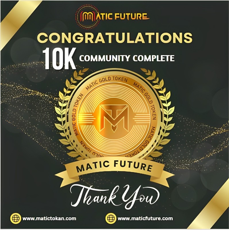 Maticfutures's tweet photo. 🎉 Congratulations to our amazing Matic community for reaching 10k members! 🚀 Your passion and engagement have fueled our growth, and we're thrilled to have each and every one of you on this journey. Here's to the future of Matic and the continued success of our community! 🌐✨ https://t.co/aIbMUJGRzr