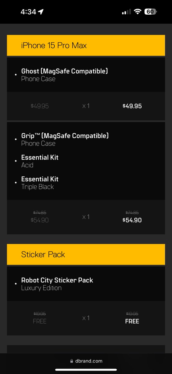 InfamusRex's tweet photo. @robot hello can you guys help me with 
My support ticket. I am missing my ghost case and grip case with the free black skin https://t.co/bTHayTRka6