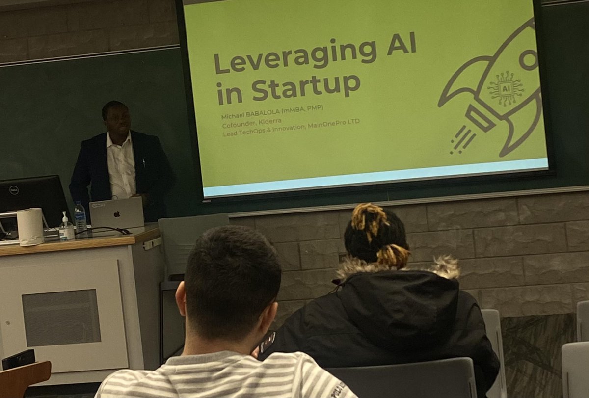 Michael Babalola (@michaelbo144) on Twitter photo π Recently had the privilege to speak at my alma mater, <a href="/MemorialU/">Memorial University</a> ETP! Delighted to have spoken about Leveraging AI for startups, empowering participants with essential insights into AI tools crucial for brand growth.
Watch out for these great champs!!π π
#AI #Startups π Recently had the privilege to speak at my alma mater, <a href="/MemorialU/">Memorial University</a> ETP! Delighted to have spoken about Leveraging AI for startups, empowering participants with essential insights into AI tools crucial for brand growth.
Watch out for these great champs!!π π
#AI #Startups