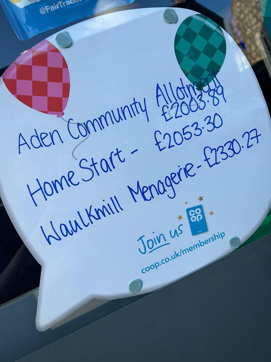 babshooli's tweet image. #CoopCelebration 
THANK YOU #Mintlaw and #Strichen @coopuk Members!
@memagerie have plans for a Community sensory garden and polythene garden #MentalWellness  project - but first they have some winter cosy pens to fund for the #ferrets and outdoor animals.