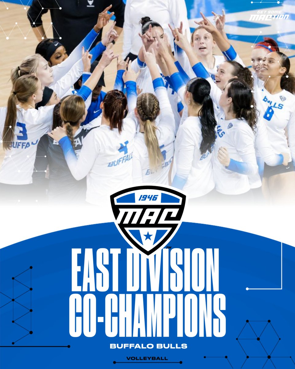 Horns UP🤘

With tonight's victory, the Buffalo Bulls are 2023 East Division Co-Champions!🤩

@UBVolleyball | #MACtion