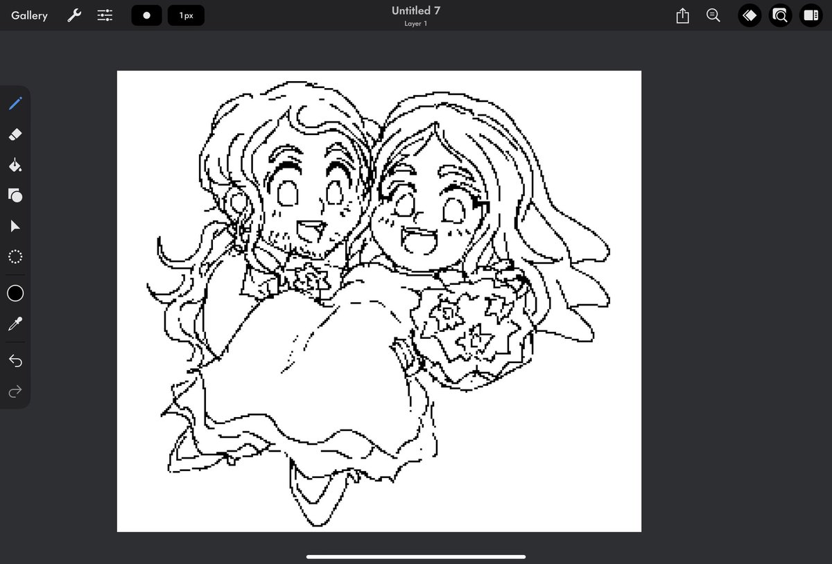 Very rough wip but personally I think we look extremely cute so far ☺️ 