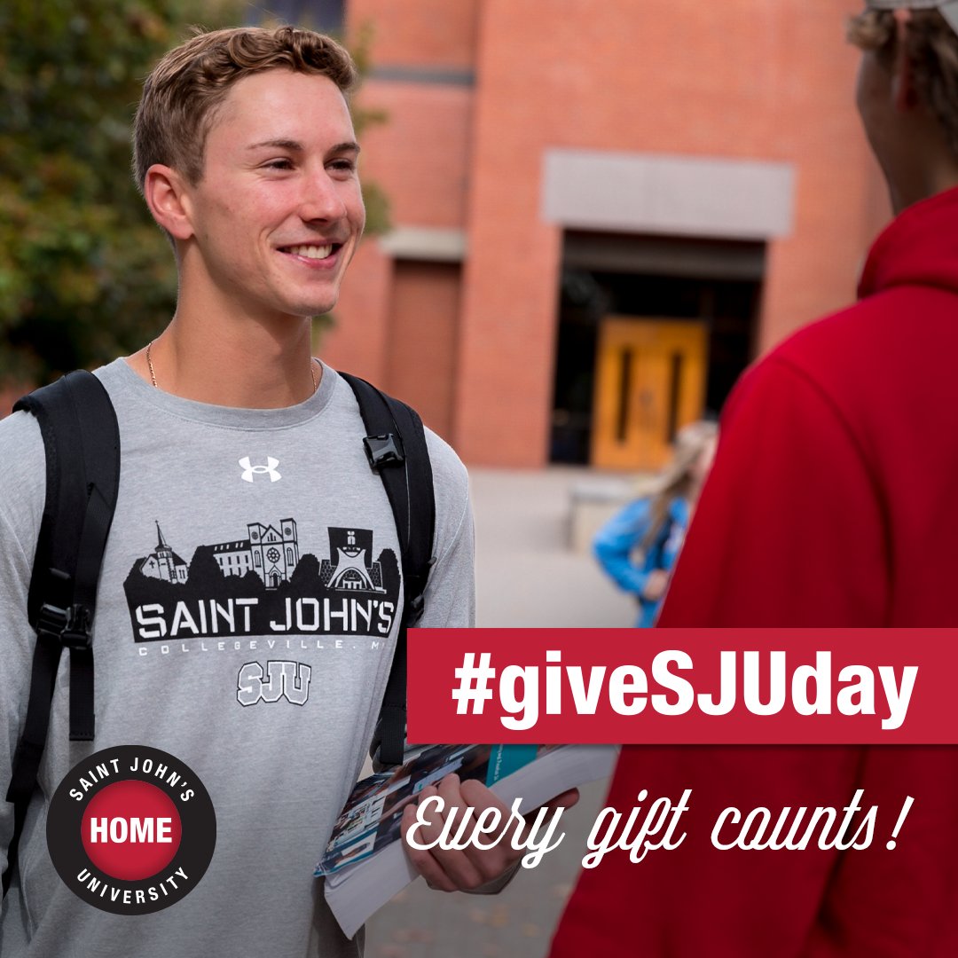 BREAKING:

This Just In: Joe Deignan '95 is offering a generous challenge gift of $100,000 if Give SJU Day can reach 1,400 total donors. Thank you for this amazing challenge, and thank you in advance to our donors for helping us unlock this challenge gift! bit.ly/3ugVpkU