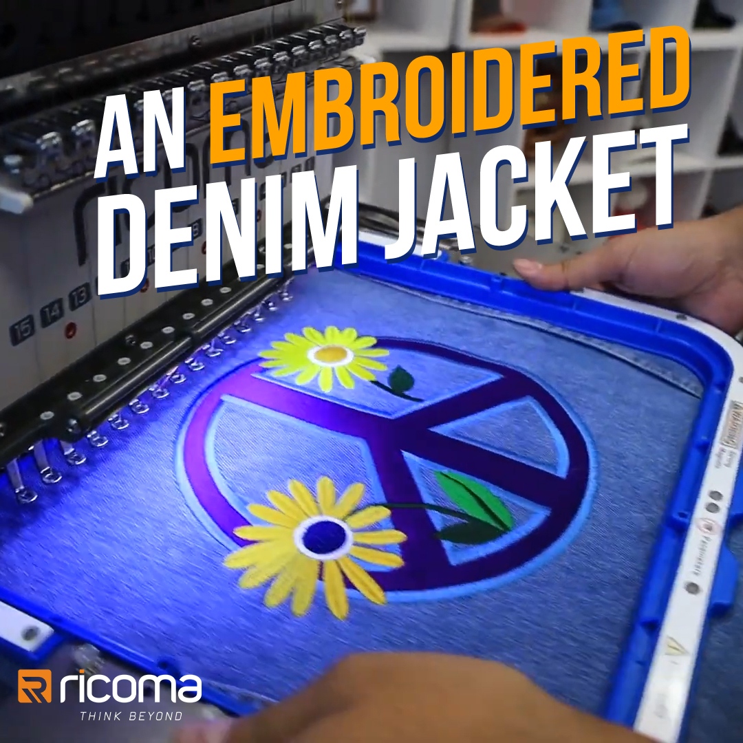 transform an ordinary denim jacket into a customized rock and roll masterpiece with our powerhouse EM-1010 semi-commercial machine

\youtu.be/Mbsy4yy8HIw?fe…

#RicomaGlobal #Embroidery #EmbroideryMachine  #denim #jacket #Embroiderybusiness #customapparel #appareldecorators