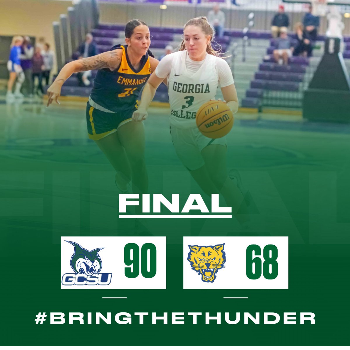 Bobcats win season home opener against Fort Valley State! #BringTheThunder
