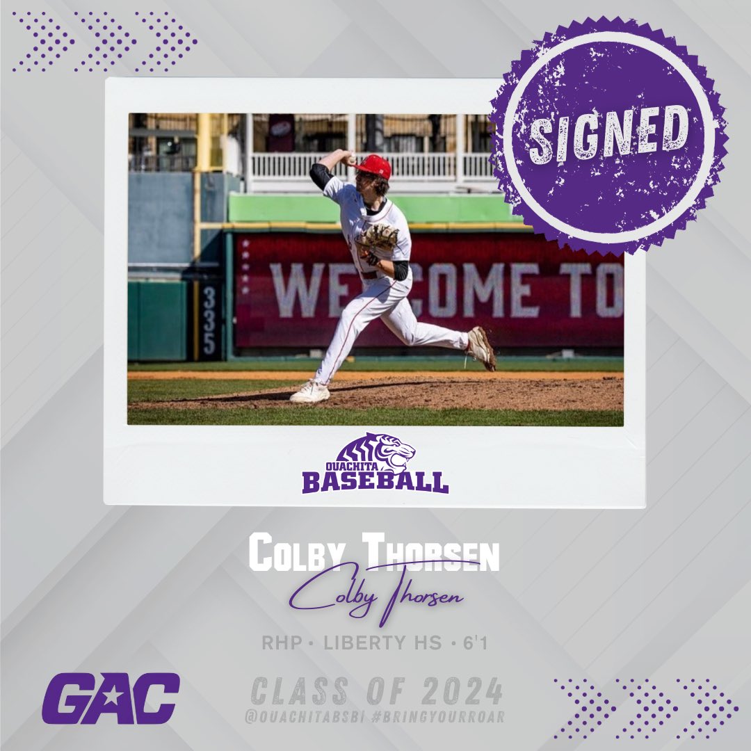 ✍️ Class of ‘24 ✍️

Help us welcome Colby Thorsen to the Tiger Baseball family! 🐅

<a href="/Colby_Thorsen/">Colby Thorsen</a> 
#RollTigs | #BringYourRoar