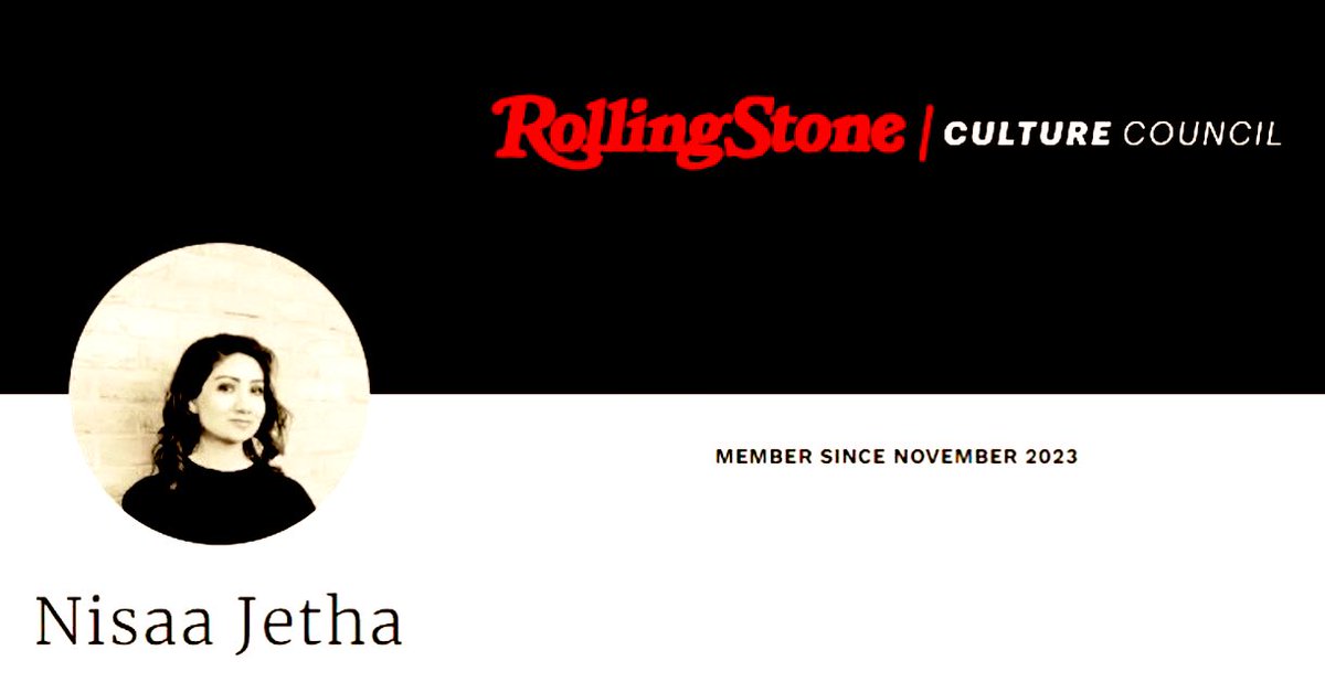 NisaaJetha (@nisaajetha) on Twitter photo Honoured to be part of <a href="/RollingStone/">Rolling Stone</a> #culture #council engaging in #SocialImpact and #sdgs council.rollingstone.com/profile/Nisaa-… Honoured to be part of <a href="/RollingStone/">Rolling Stone</a> #culture #council engaging in #SocialImpact and #sdgs council.rollingstone.com/profile/Nisaa-…