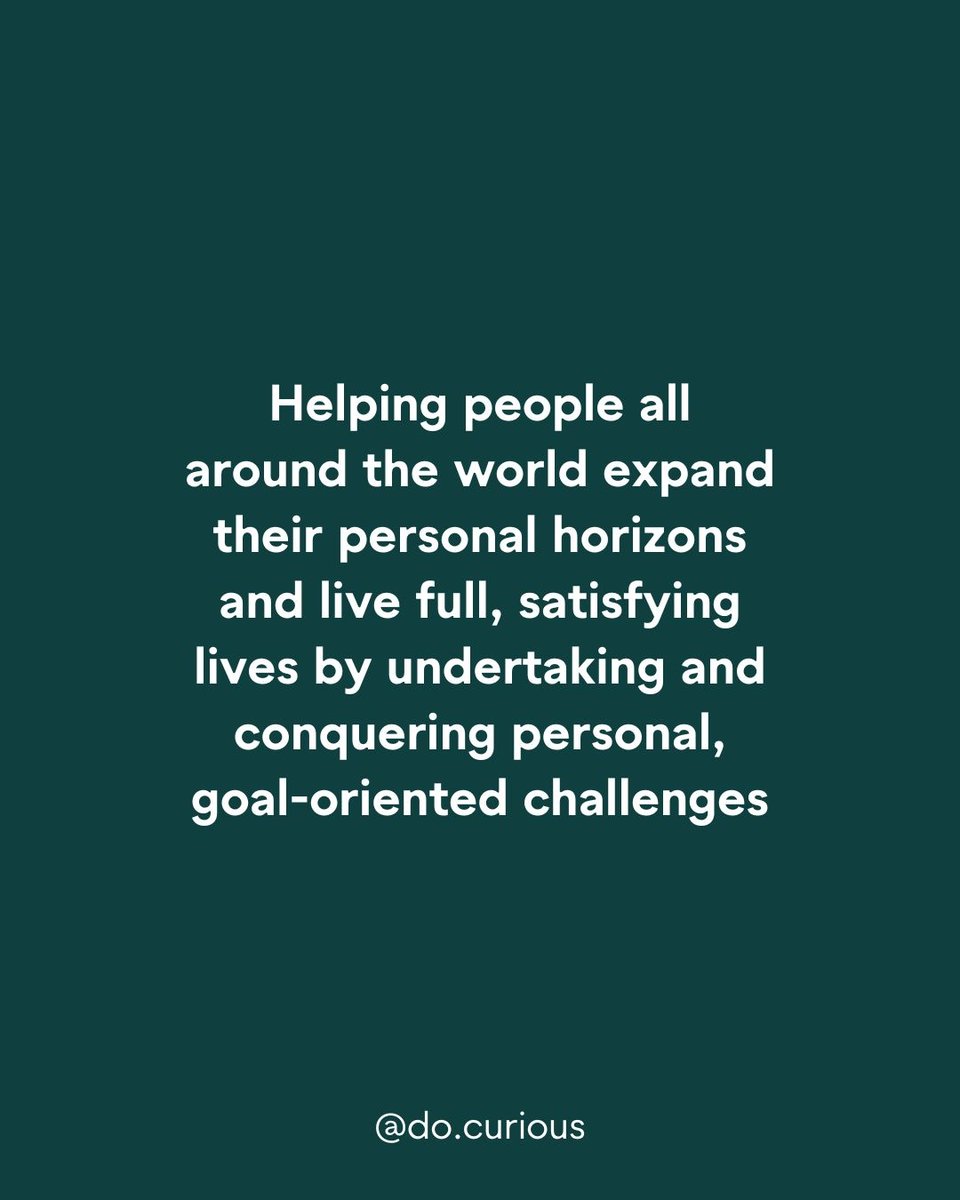 curious_do27's tweet image. At DoCurious, our mission is simple. We want people to be happier. ⁠
⁠
We've also done our research to know how to achieve that mission: goal oriented challenges. ⁠
⁠
Want to be the first to know when we launch? Link in bio
⁠
#DoCurious #mentalhealth #psychology