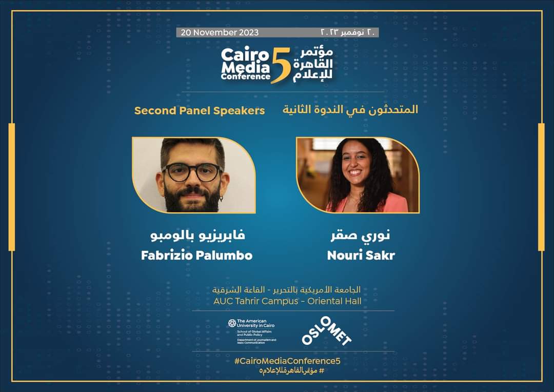 CairoMediaConfe's tweet photo. Pleased to announce to you our 2nd panel speakers in the fifth Edition of the Cairo Media Conference
Promoting Responsible AI and Promoting Trustworthy, High-Quality Content 

in AUC Tahrir Campus - Oriental Hall
Monday 20 November 2023 

#CairoMediaConference5 https://t.co/JTDezY4vuX