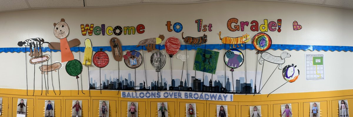 MrsAGarrison's tweet photo. After reading Balloons Over Broadway we made some balloons of our own. https://t.co/oba7u5PdWL