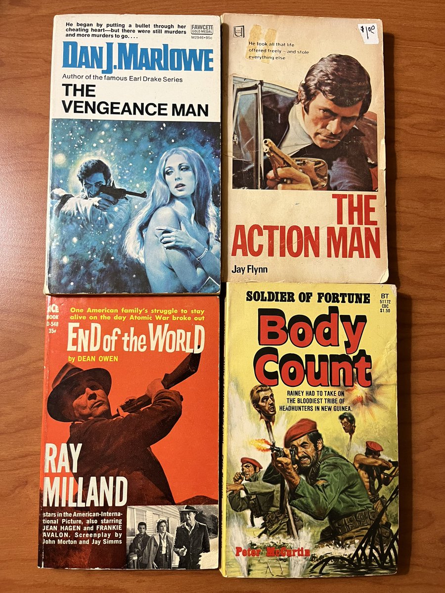 PaperbackPapa's tweet image. Today I cast my net in Alabama and Tennessee. Here are some of the paperbacks I found.
