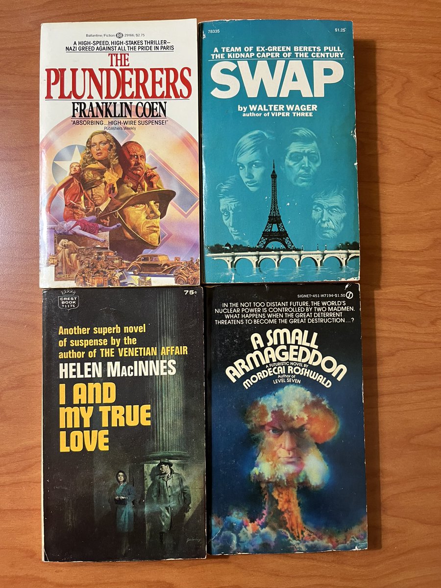 PaperbackPapa's tweet image. Today I cast my net in Alabama and Tennessee. Here are some of the paperbacks I found.