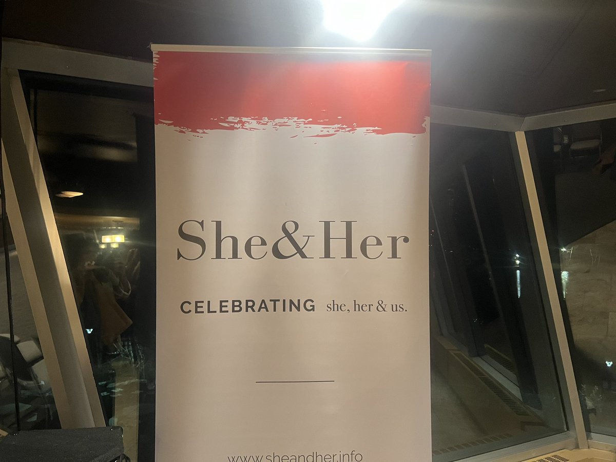 It was great connecting with amazing women during the She&amp;Her networking event today. I was inspired by all the great work led by talented women in our community. Wednesday evening done right ❤️