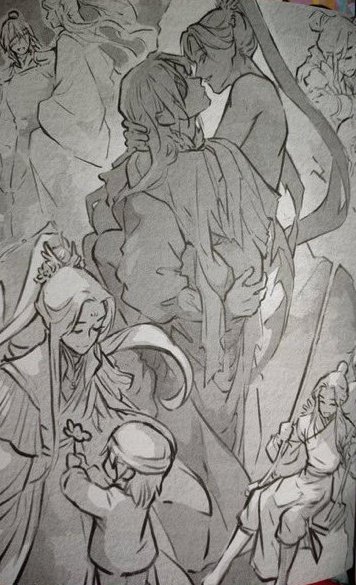 i6gumang's tweet photo. TGCF VOLUME 8 SPOILERS

NEW ARTS!!!!!! https://t.co/PWTA6FNYee