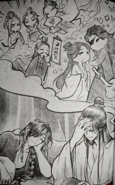 i6gumang's tweet photo. TGCF VOLUME 8 SPOILERS

NEW ARTS!!!!!! https://t.co/PWTA6FNYee