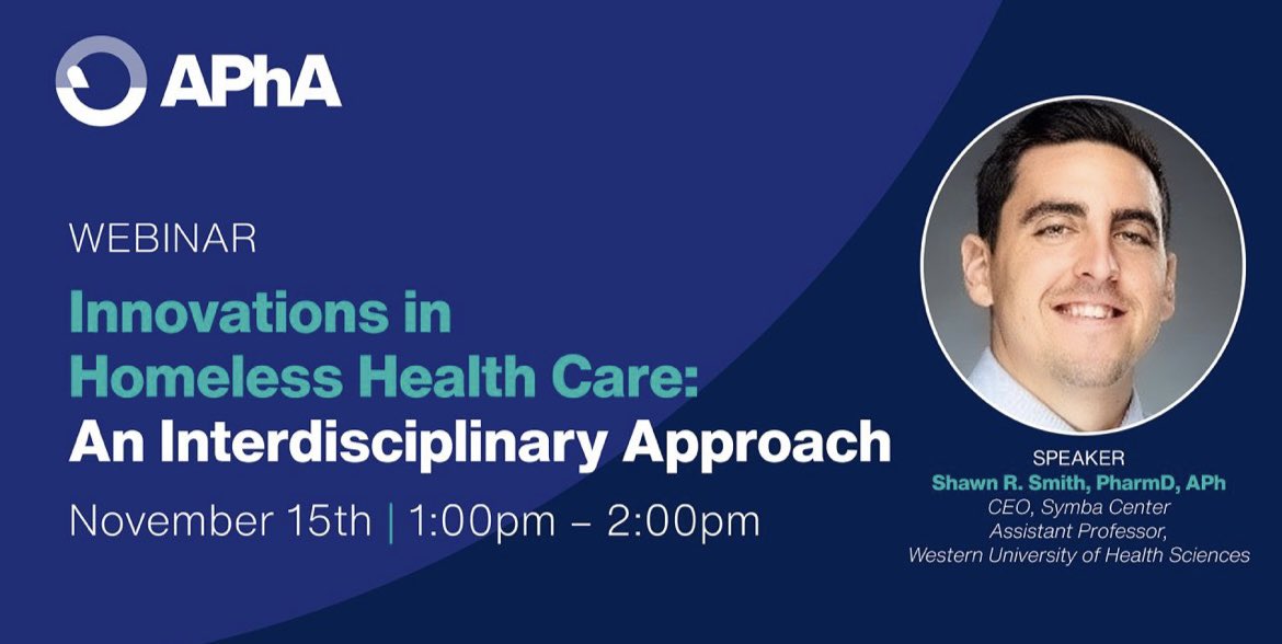 DrSmithRx's tweet photo. Thank you @pharmacists for the invitation to share our model at @SymbaCenter to enhance medical, mental health, and social services to people experiencing homelessness. Looking forward to presenting again at the annual conference! #APhA2024 https://t.co/yNpjrtGIHz