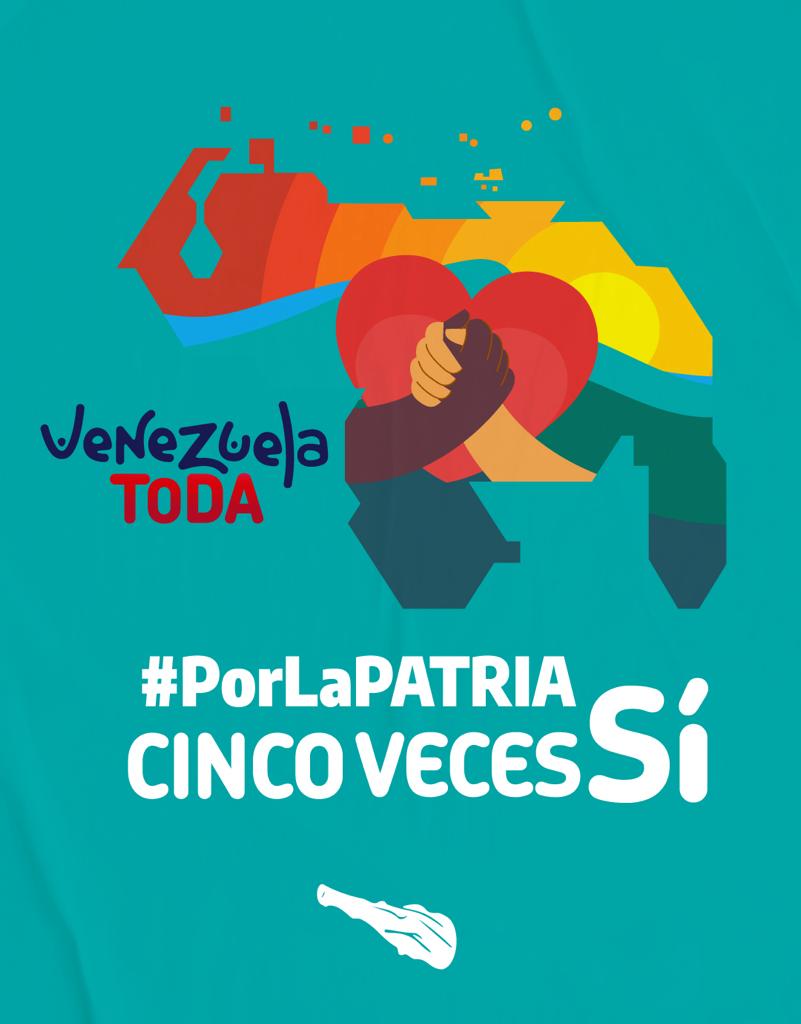 ConElMazoDando's tweet photo. #PorLaPatriaCincoVecesSí https://t.co/L4pqdKrWCq