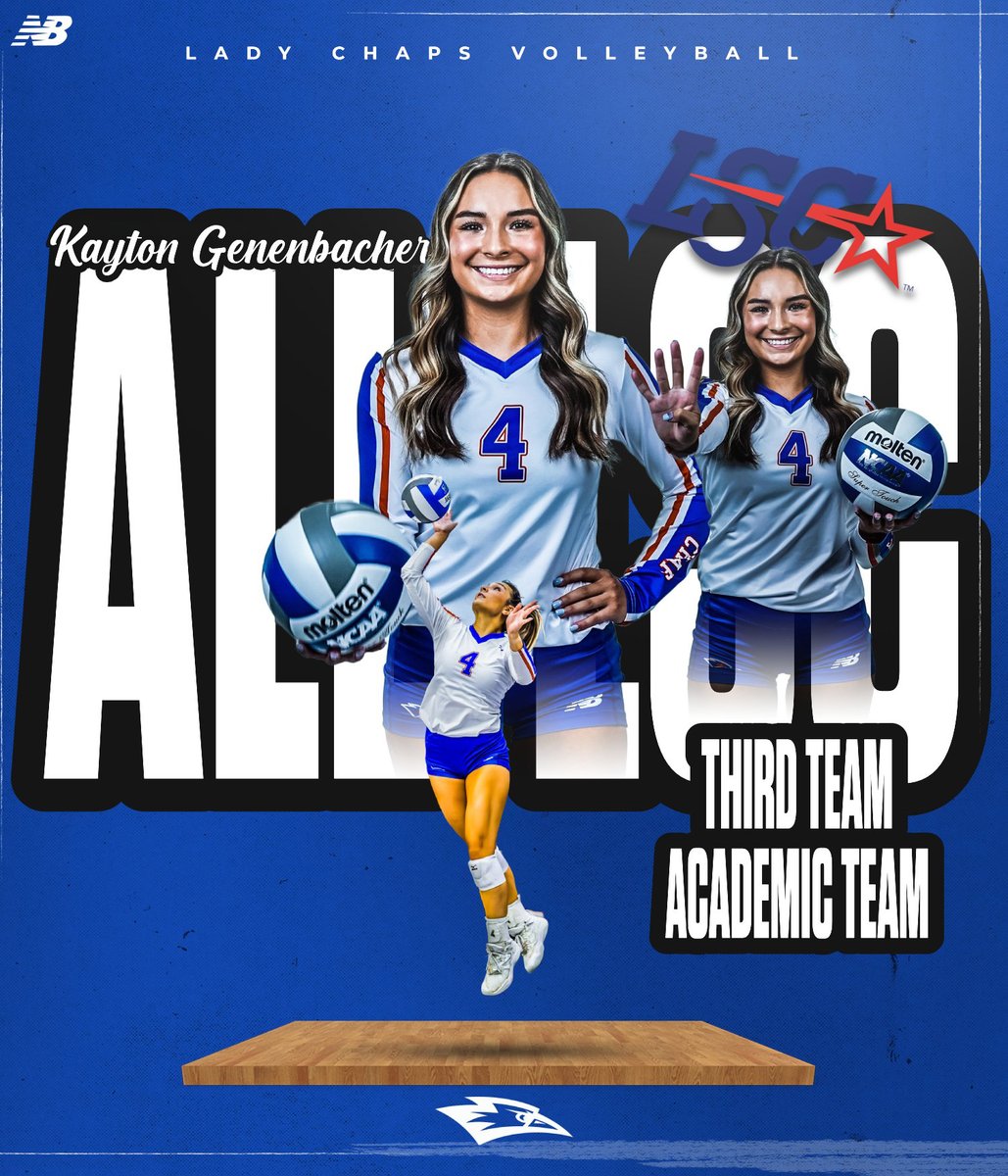 LCUCHAPS's tweet photo. 🏐VB | Congrats to Kayton Genebacher claiming @LoneStarConf All-Conference and Academic Team honors

@LCUVolleyball https://t.co/IimcegzCc2