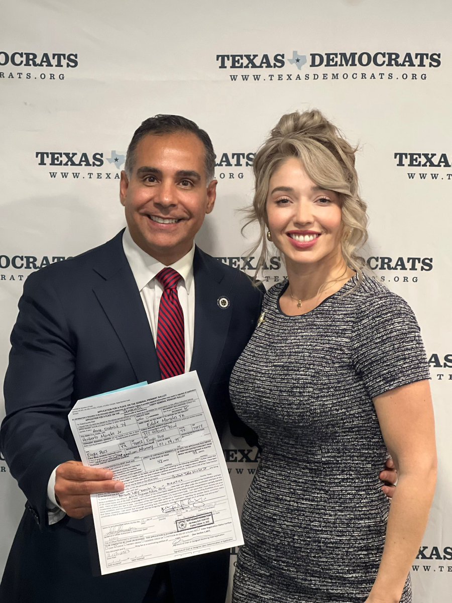 moralesfortexas's tweet photo. Today, I officially filed for re-election. It has been the honor and privilege of my life to serve House District 74 and I look forward to continue bringing results to our border and West Texas communities. #txlege https://t.co/2lmYEhSzBc